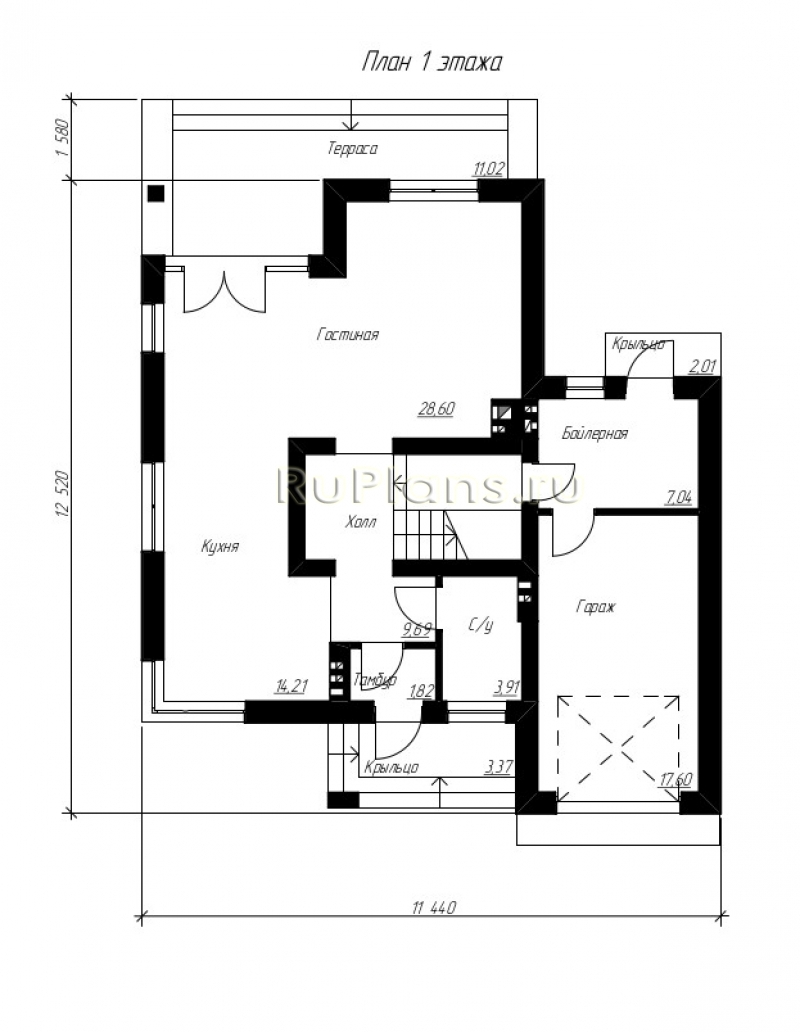 Проект Rg4955 - Проект двухэтажного дома