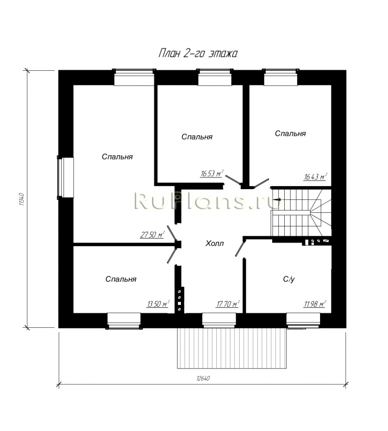 Проект Rg3867 - Проект двухэтажного дома с удобной планировкой