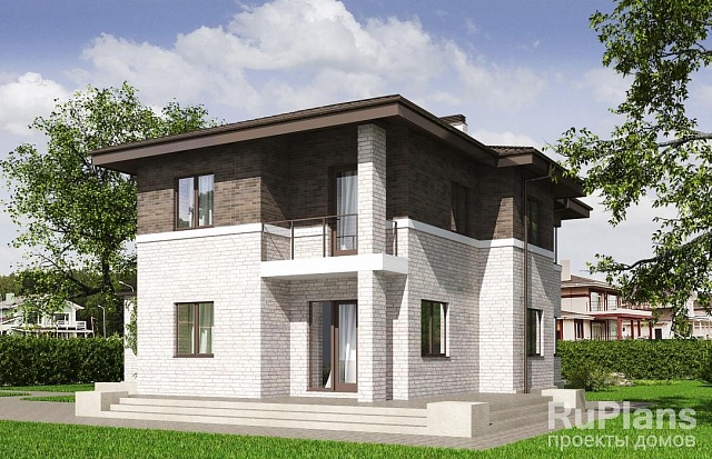 Проект Rg5698 - Проект двухэтажного дома с подвалом