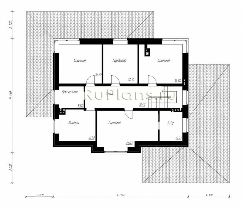 Проект Rg4910 - Проект комфортного двухэтажного дома