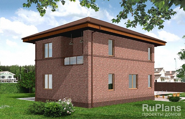 Проект Rg4818 - Проект двухэтажного дома с гаражом